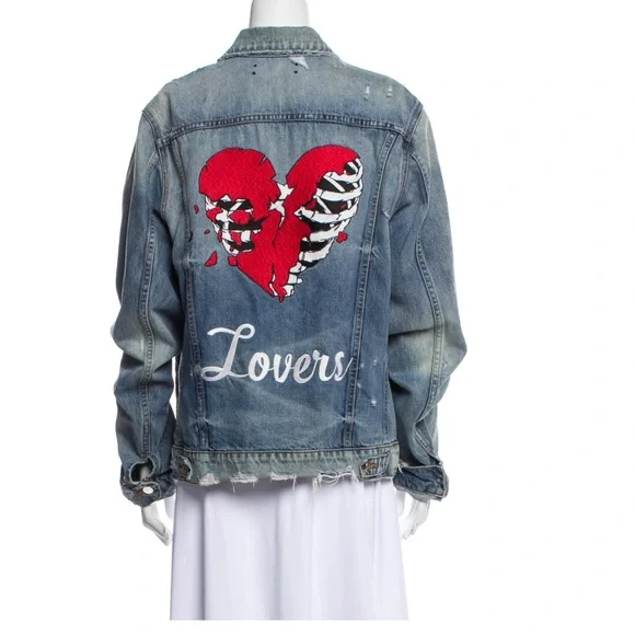 Amiri lovers top denim jacket